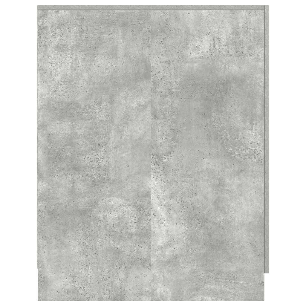 Meuble lave-linge gris béton 70,5x71,5x91,5 cm