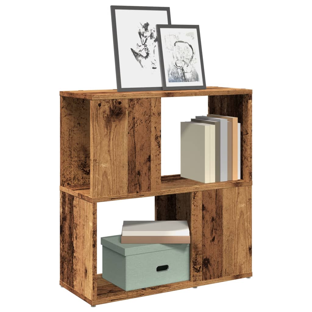 Bücherregal Altholz-Optik 60x24x63 cm Holzwerkstoff