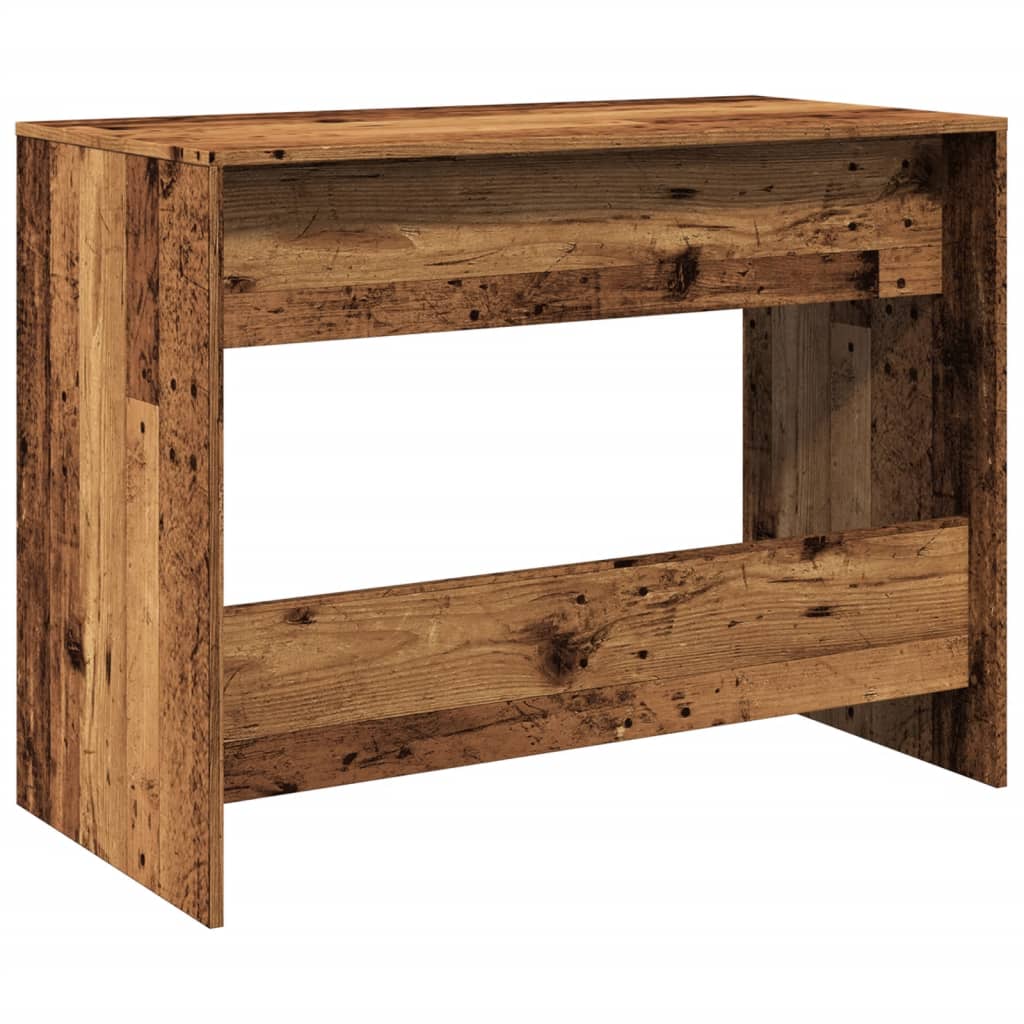 Bureau aspect bois de récupération 101x50x76,5 cm en bois