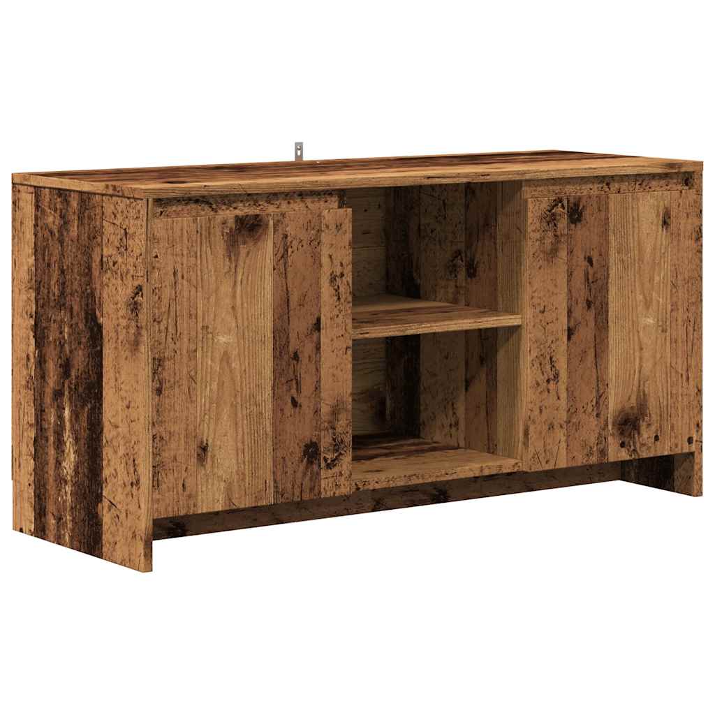 Meuble TV aspect bois de récupération 102x37,5x52,5 cm en bois