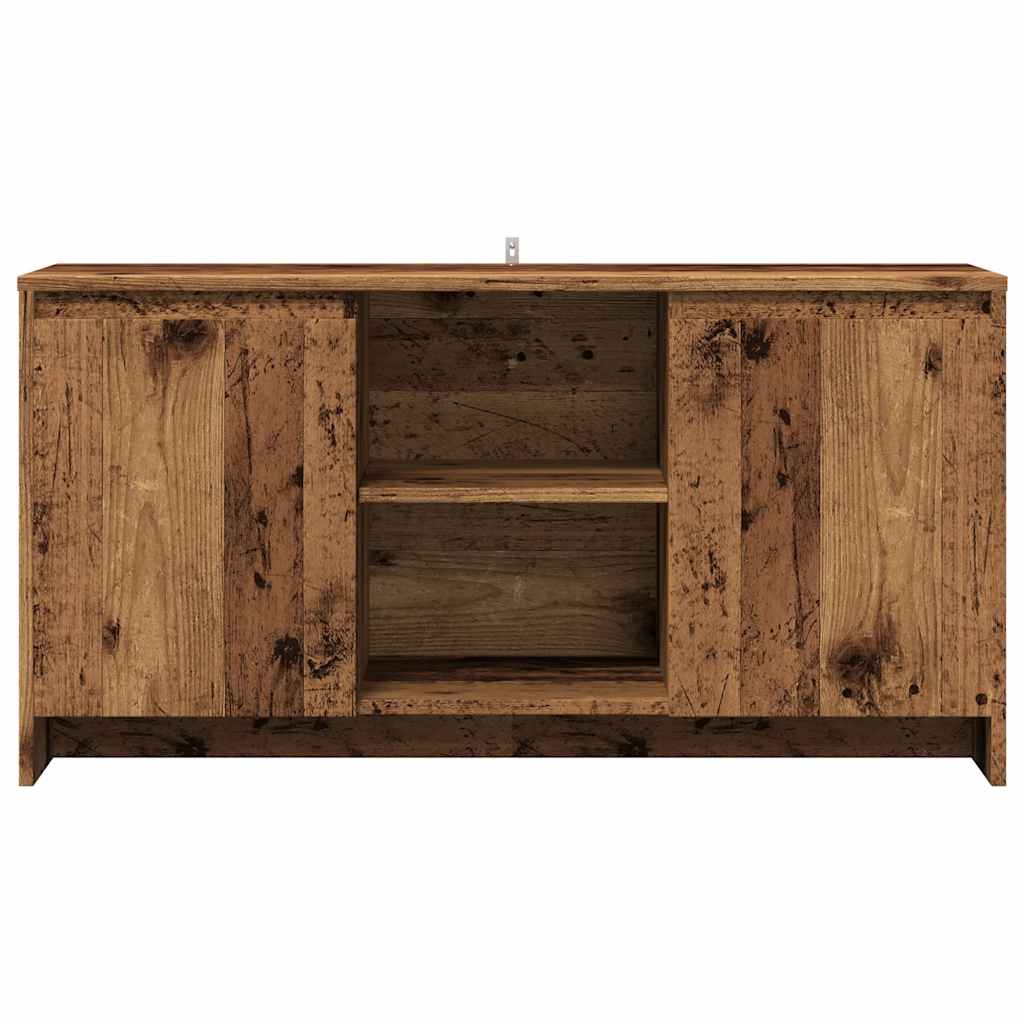 Meuble TV aspect bois de récupération 102x37,5x52,5 cm en bois