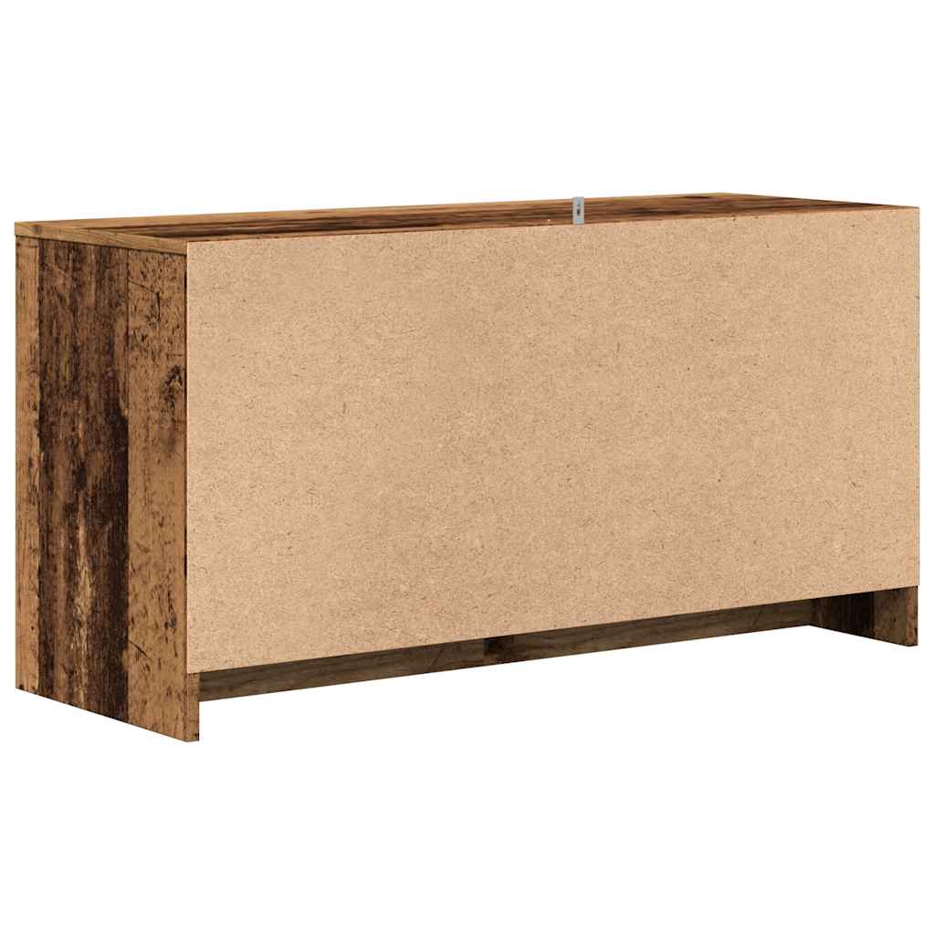 Meuble TV aspect bois de récupération 102x37,5x52,5 cm en bois