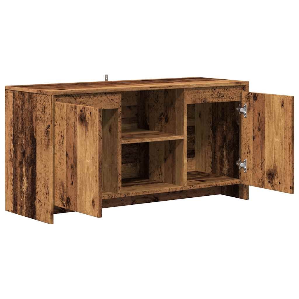 Meuble TV aspect bois de récupération 102x37,5x52,5 cm en bois