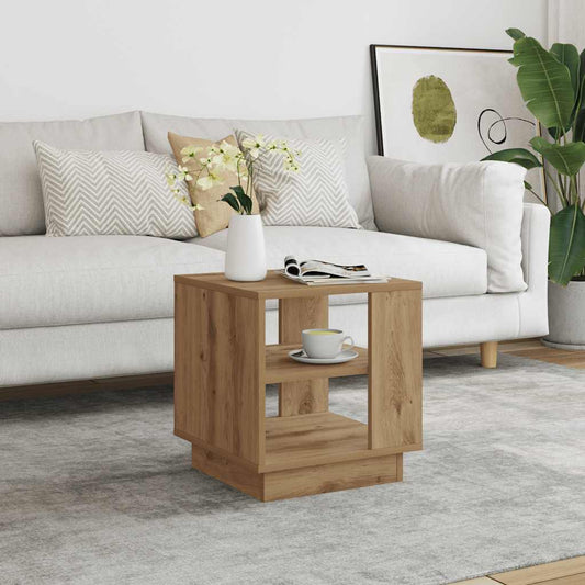 Couchtisch Artisan-Eiche 40x40x43 cm Holzwerkstoff