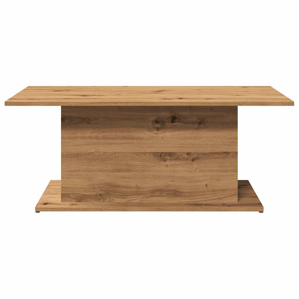 Table basse Artisan en chêne 102x55,5x40 cm matériau bois