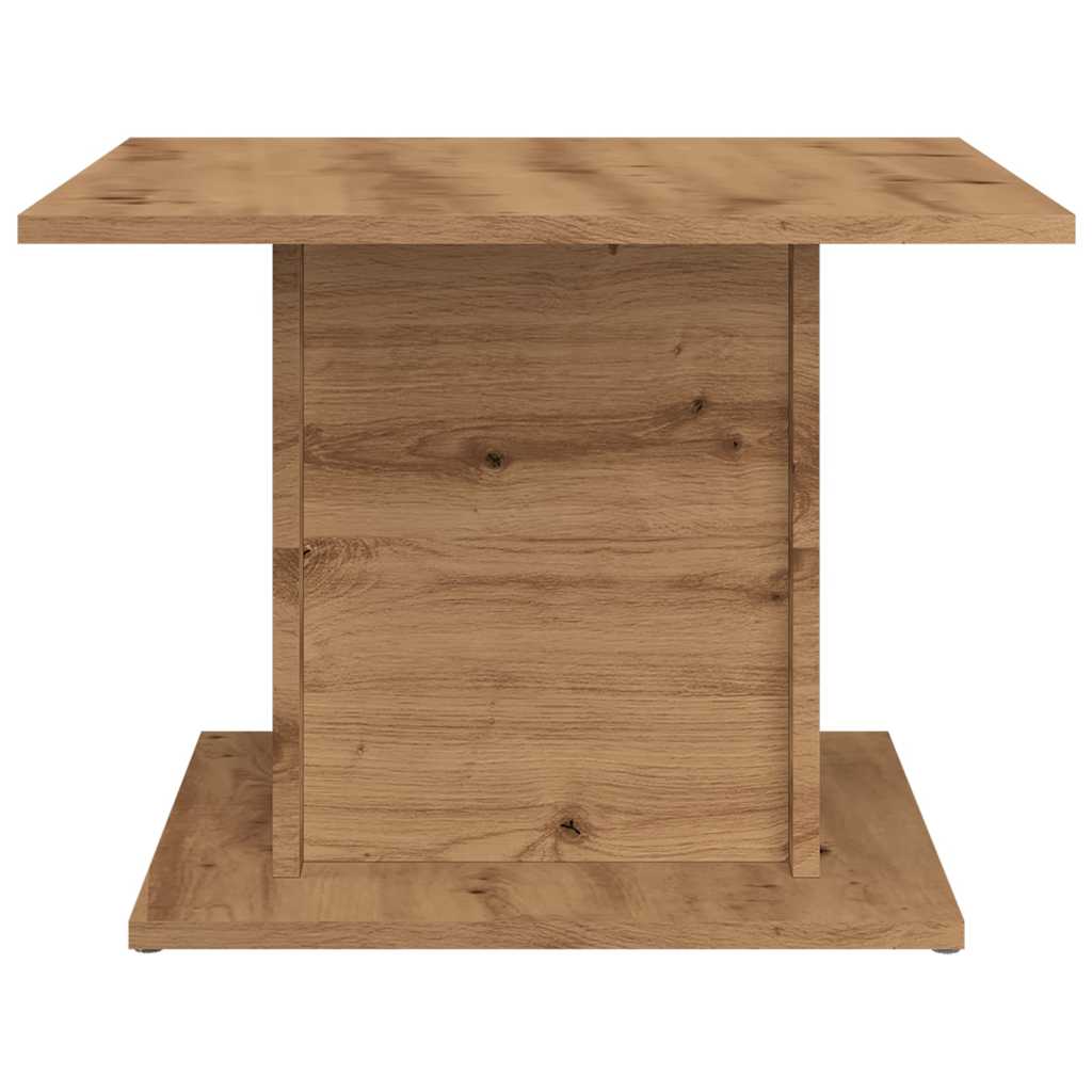Table basse Artisan en chêne 55,5x55,5x40 cm matériau bois