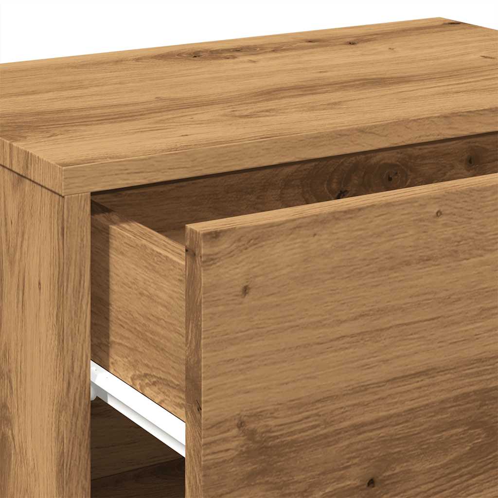 Wand-Nachttische 2 Stk. Artisan-Eiche