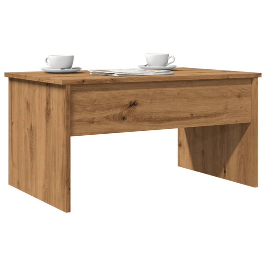 Coffee table Artisan oak 80x50.5x41.5 cm wood material
