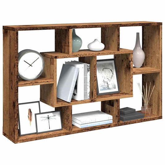 Wall shelf reclaimed wood 85x16x52.5 cm wood material