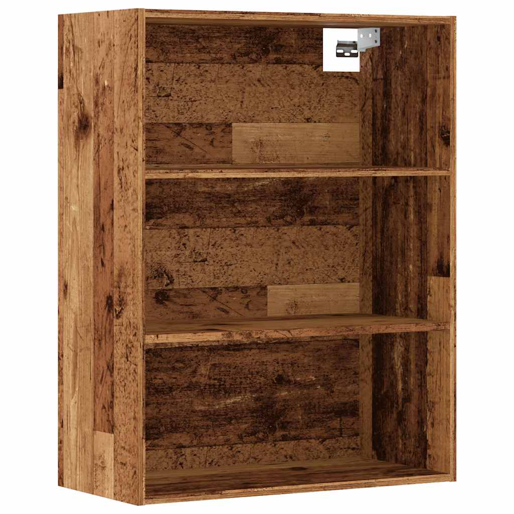 Étagère murale aspect bois ancien 69,5x32,5x90 cm