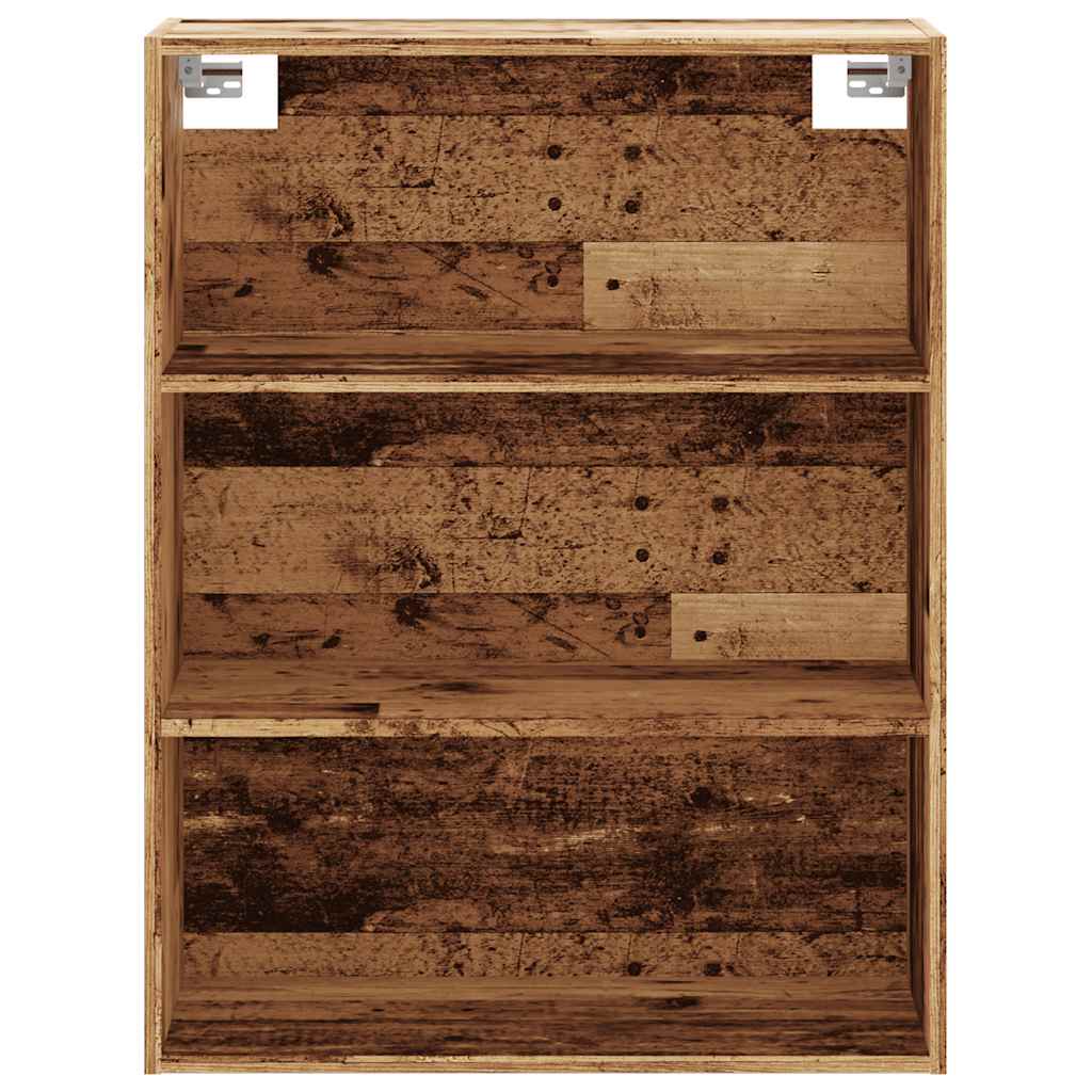 Étagère murale aspect bois ancien 69,5x32,5x90 cm