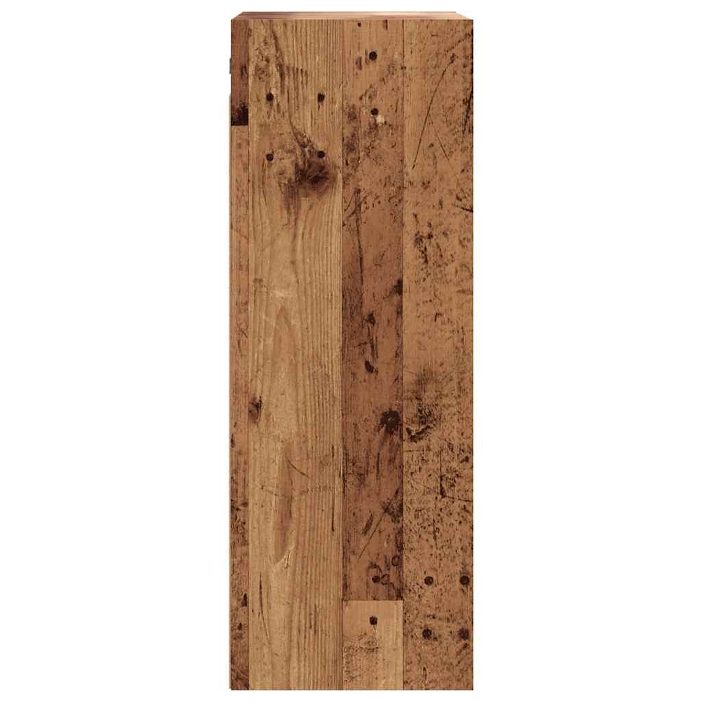Étagère murale aspect bois ancien 69,5x32,5x90 cm