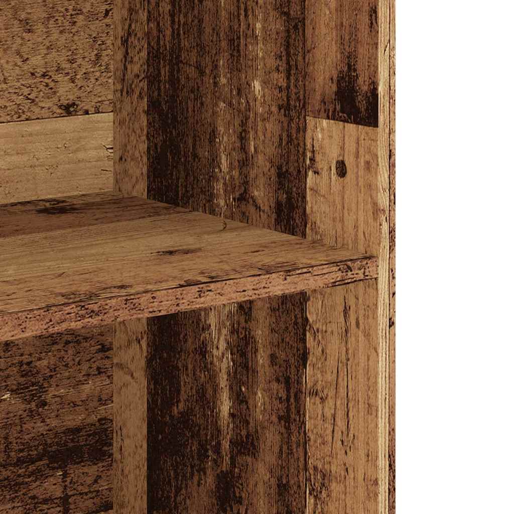 Étagère murale aspect bois ancien 69,5x32,5x90 cm