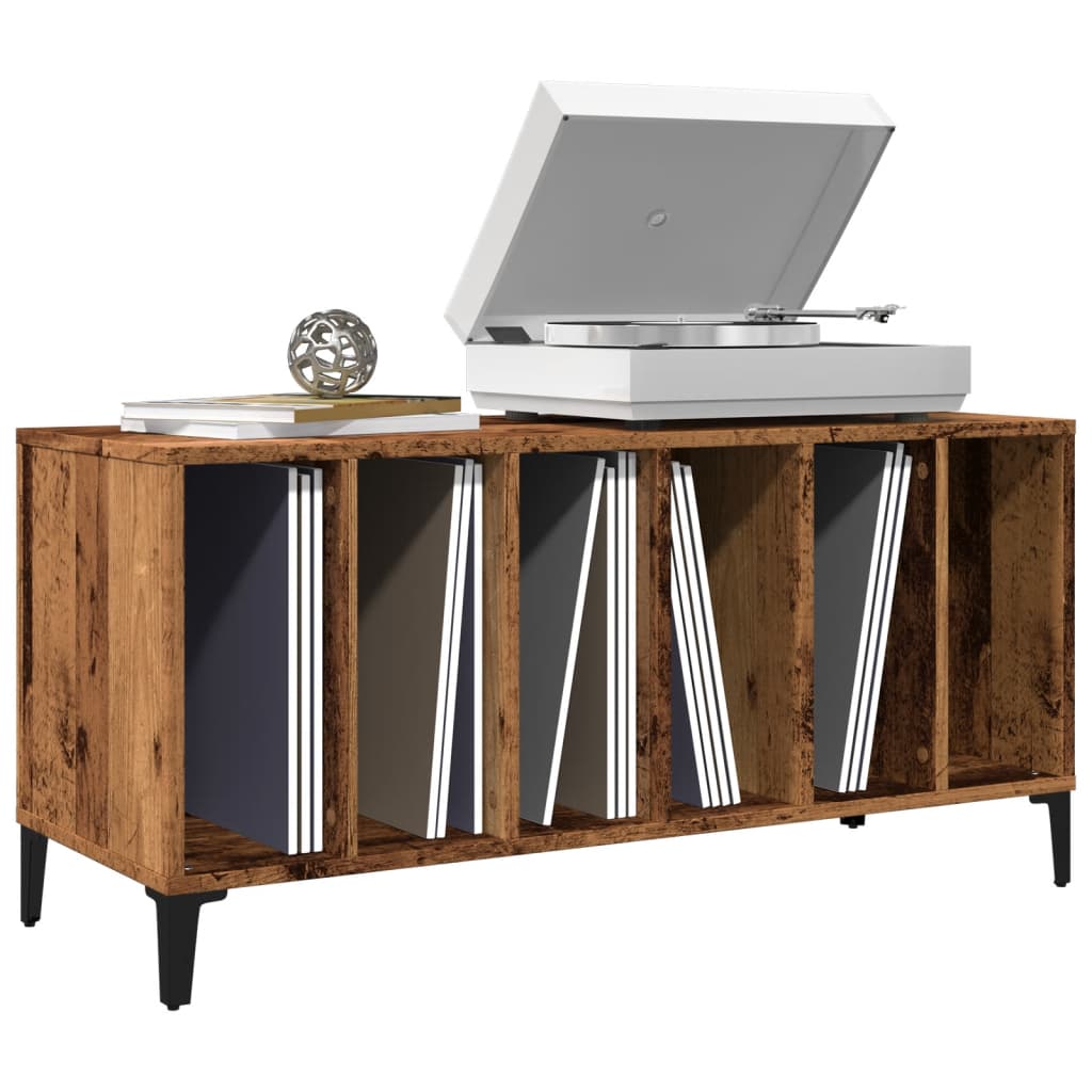 Armoire à panneaux aspect bois de récupération 100x38x48 cm en matériau bois