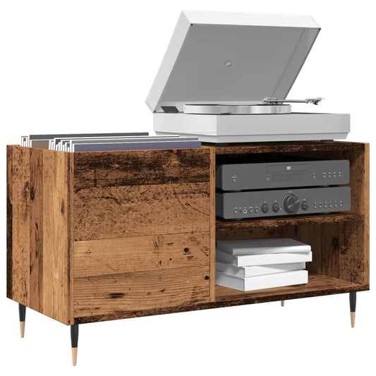 Armoire à panneaux aspect bois de récupération 84,5x38x48 cm en matériau bois