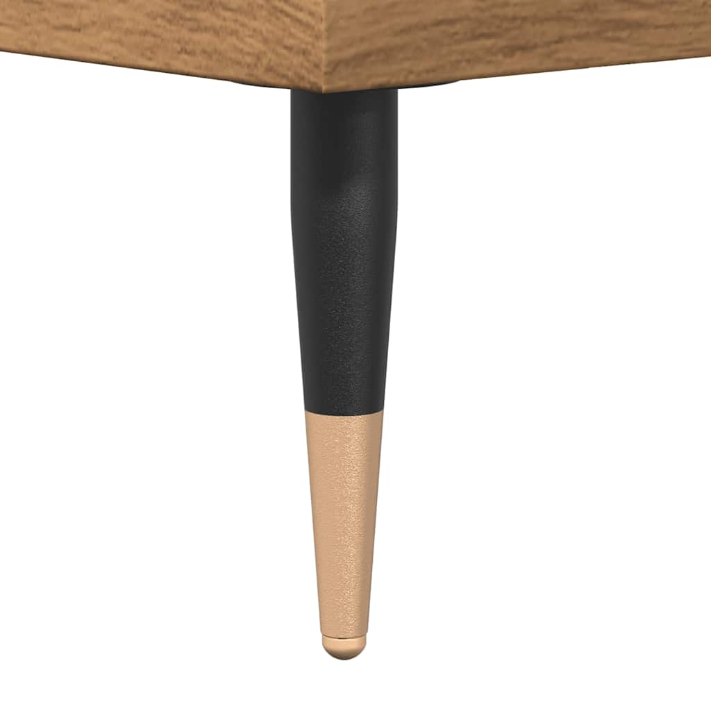 Table basse Artisan en chêne 60x50x36,5 cm matériau bois