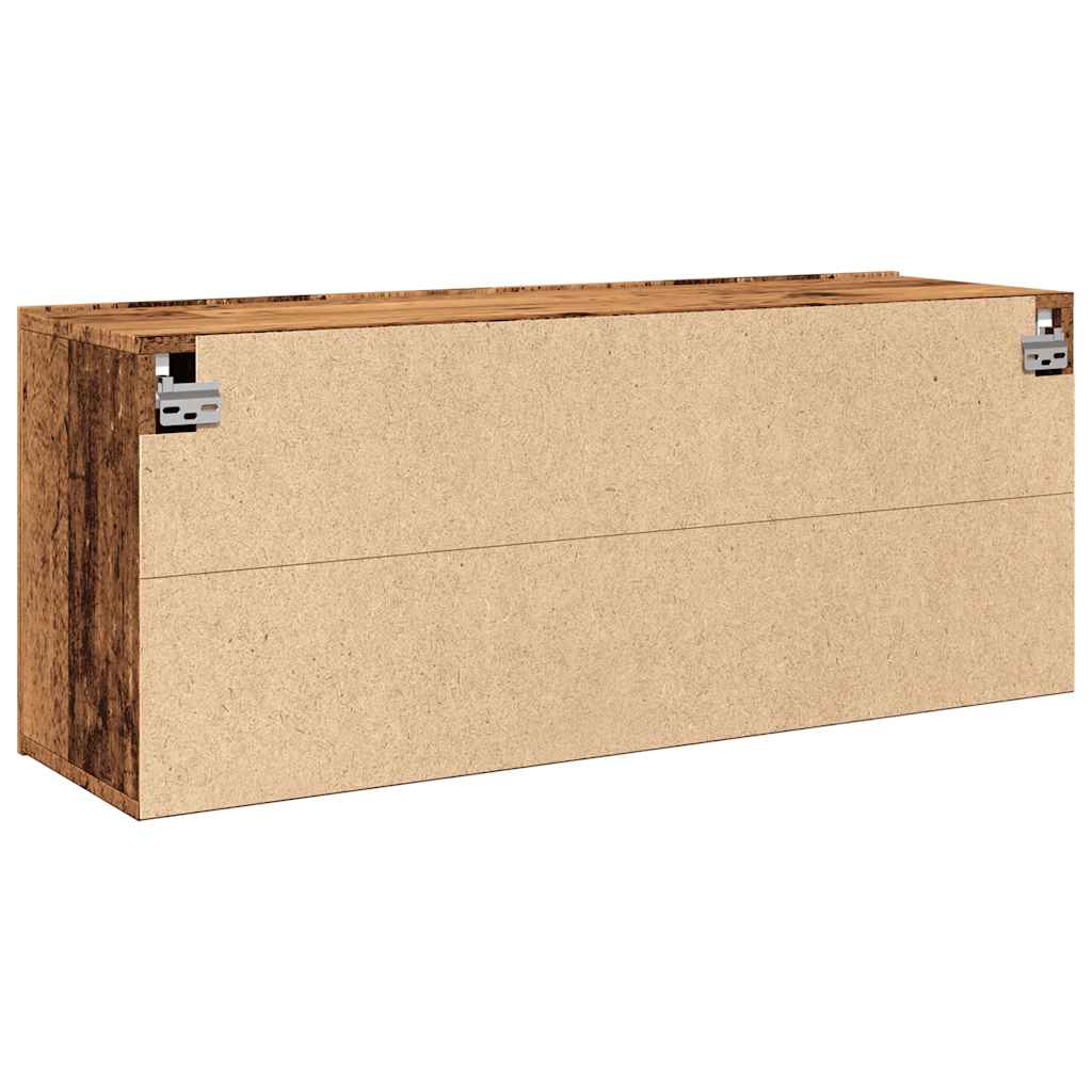 TV-Wandschrank Altholz-Optik 100x30x41 cm