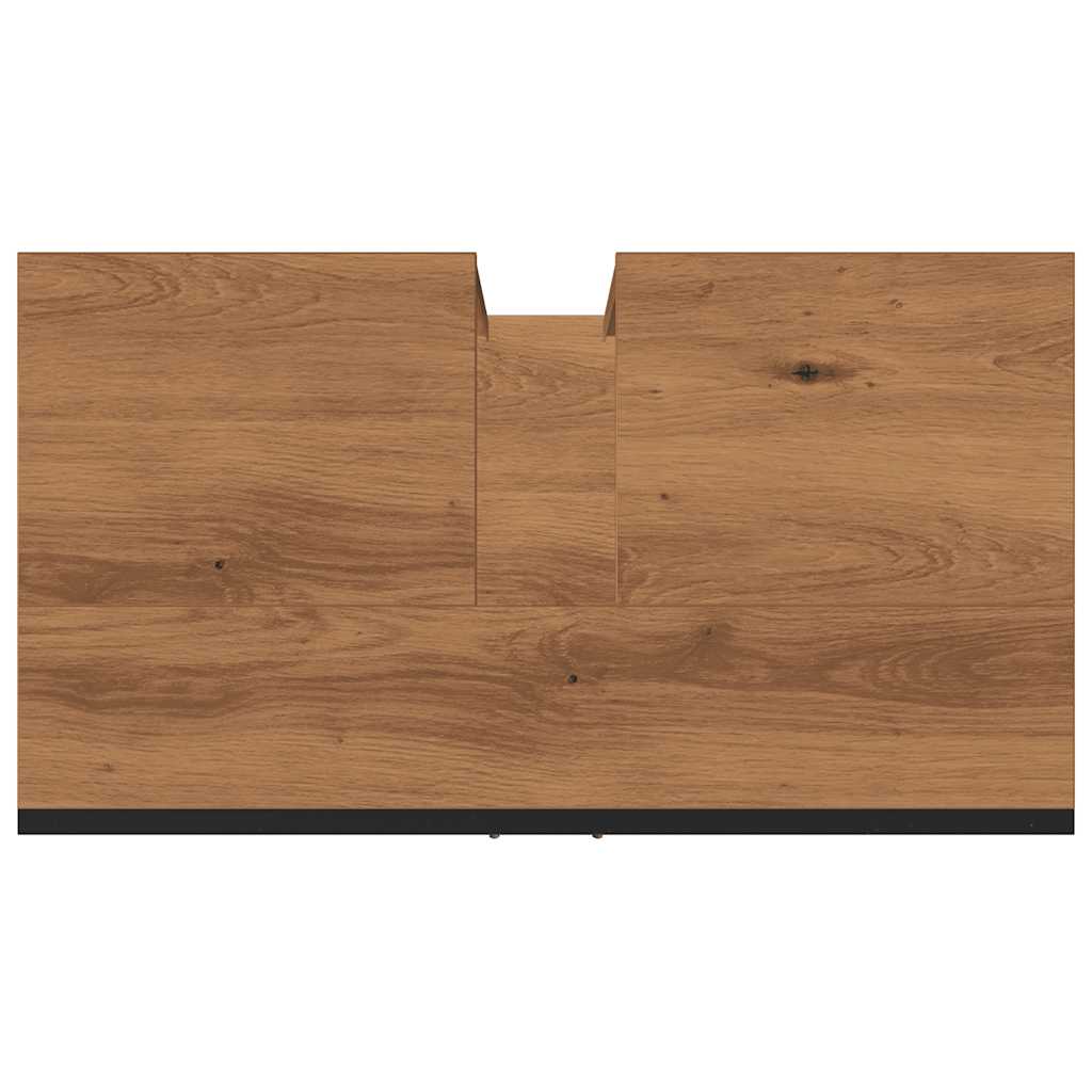 Waschbeckenunterschrank Artisan-Eiche 60x30x60 cm Holzwerkstoff