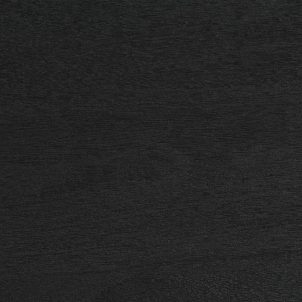Bedside Table Black 50x33x60 cm Wood Material
