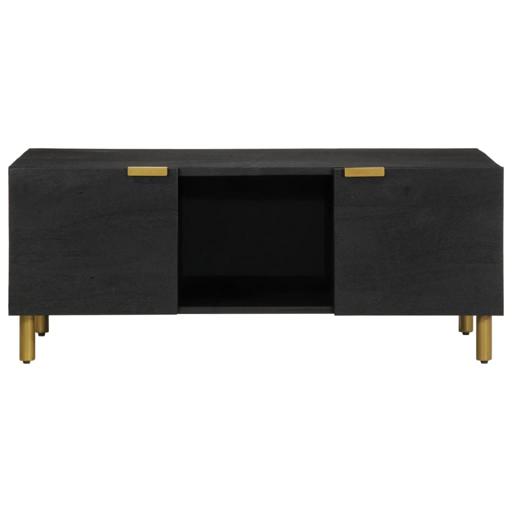 Coffee Table Black 100x54x40 cm Wood Material