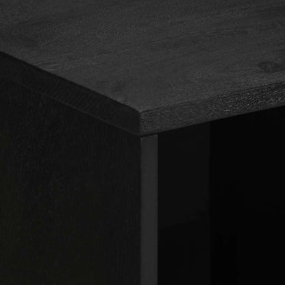 Sideboard Schwarz 80x33x75 cm Holzwerkstoff