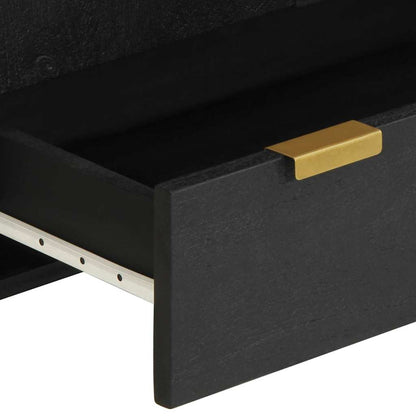Highboard Schwarz 60x33x100 cm Holzwerkstoff