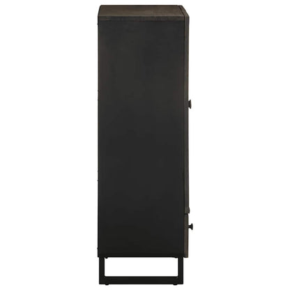 Highboard 60x33x100 cm Massivholz Mango
