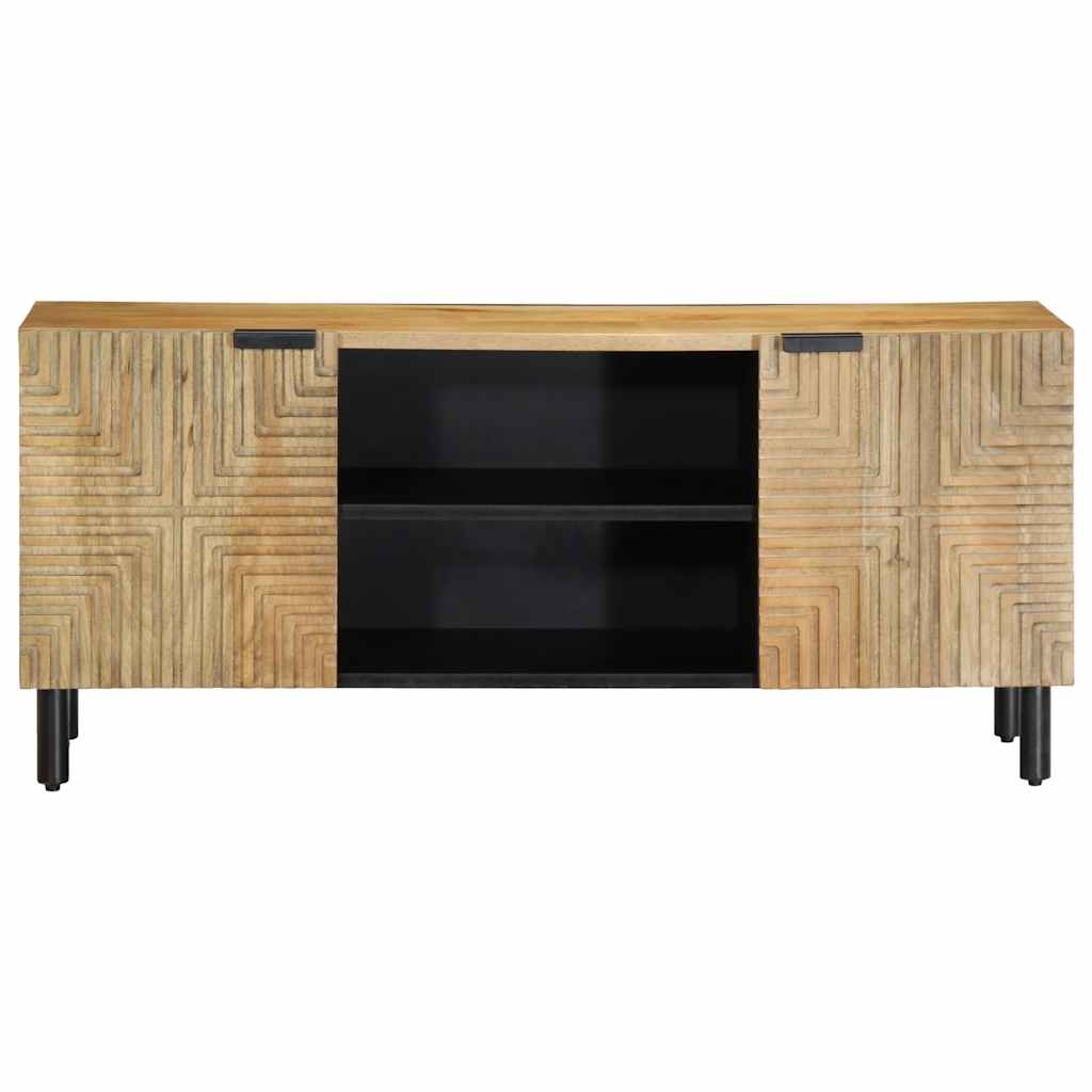 TV-Schrank Braun 105x33x46 cm Massivholz Mango