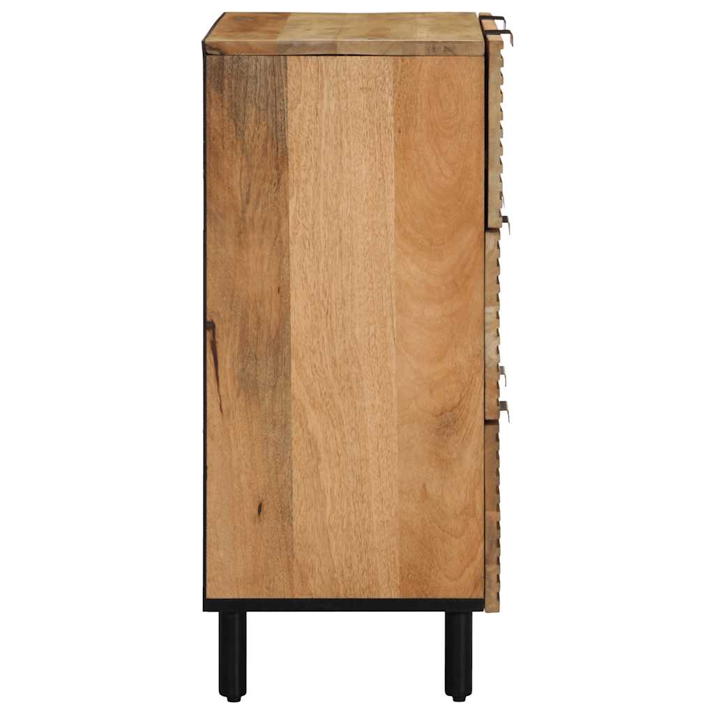 Sideboard Braun 60x33x75 cm Massivholz Mango