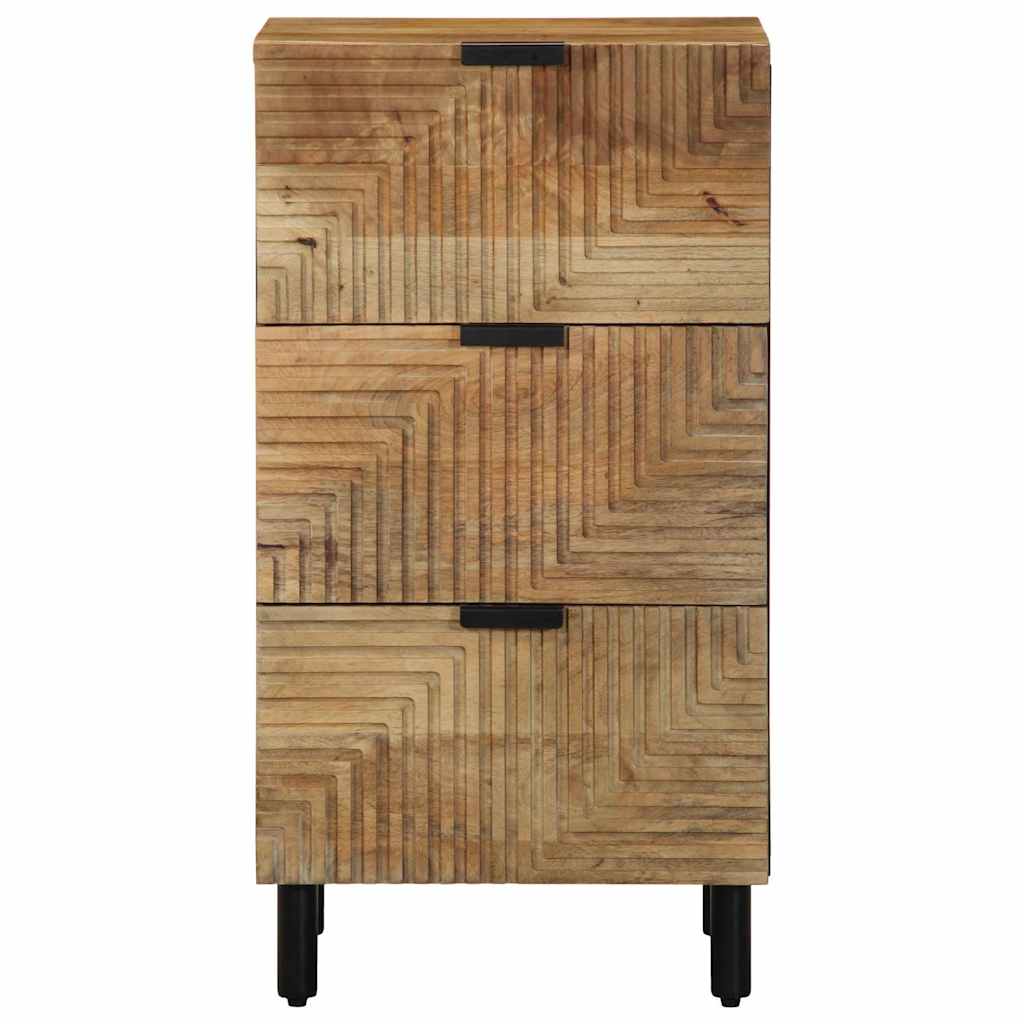 Sideboard Braun 40x33x75 cm Massivholz Mango