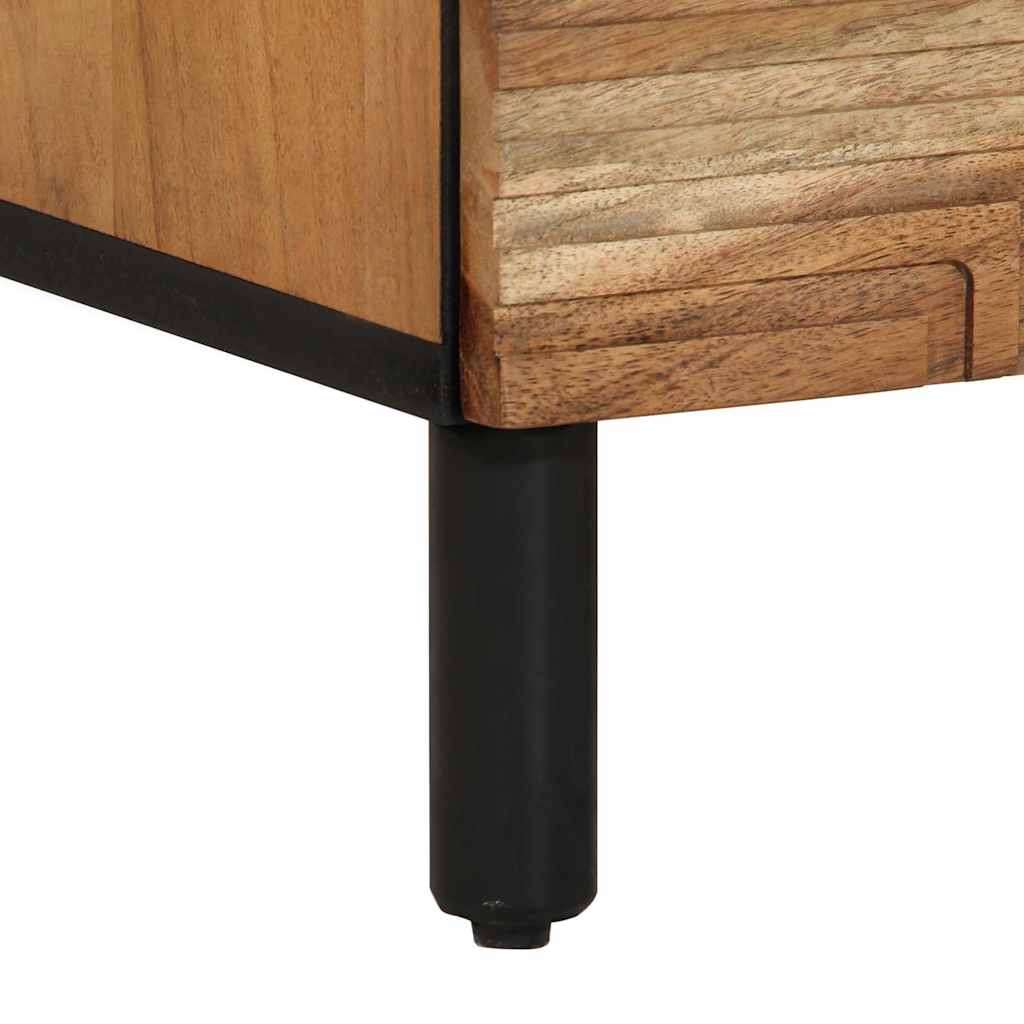 Sideboard 60x33x75 cm Massivholz Akazie