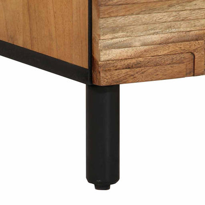 Sideboard 60x33x75 cm Massivholz Akazie
