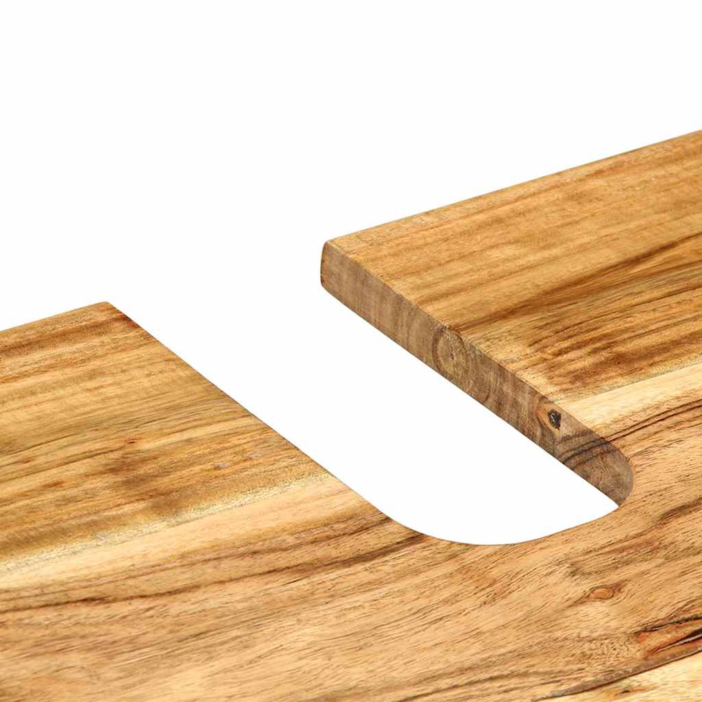 Waschbeckenschrank Braun 62 x 33 x 58 cm Massivholz Mango
