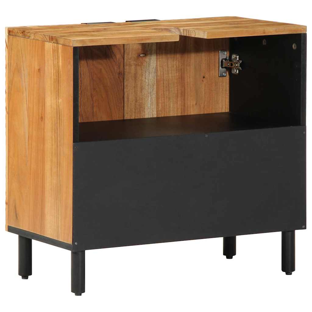Waschbeckenschrank Braun 62 x 33 x 58 cm Massivholz Mango