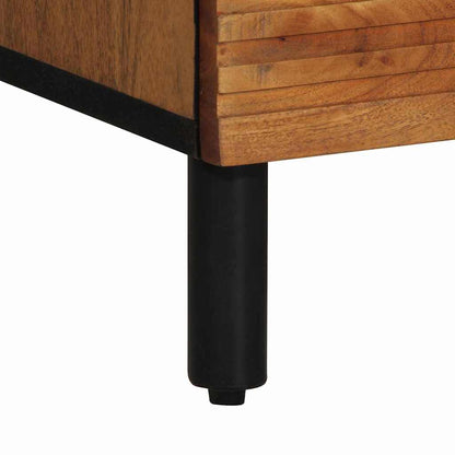 Highboard Natural 60 x 33 x 100 cm Massivholz Akazie