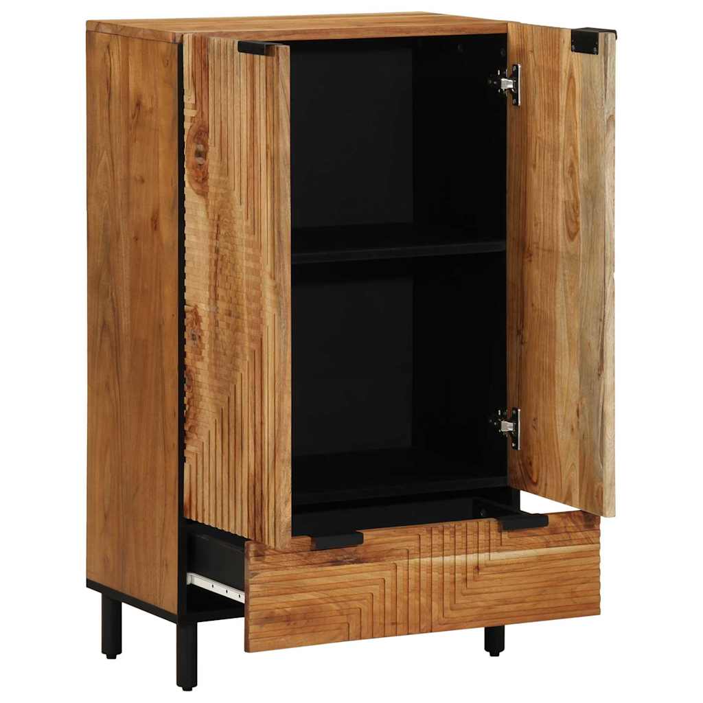 Highboard Natural 60 x 33 x 100 cm Massivholz Akazie