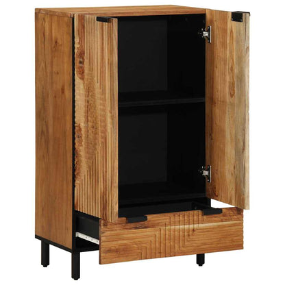 Highboard Natural 60 x 33 x 100 cm Massivholz Akazie