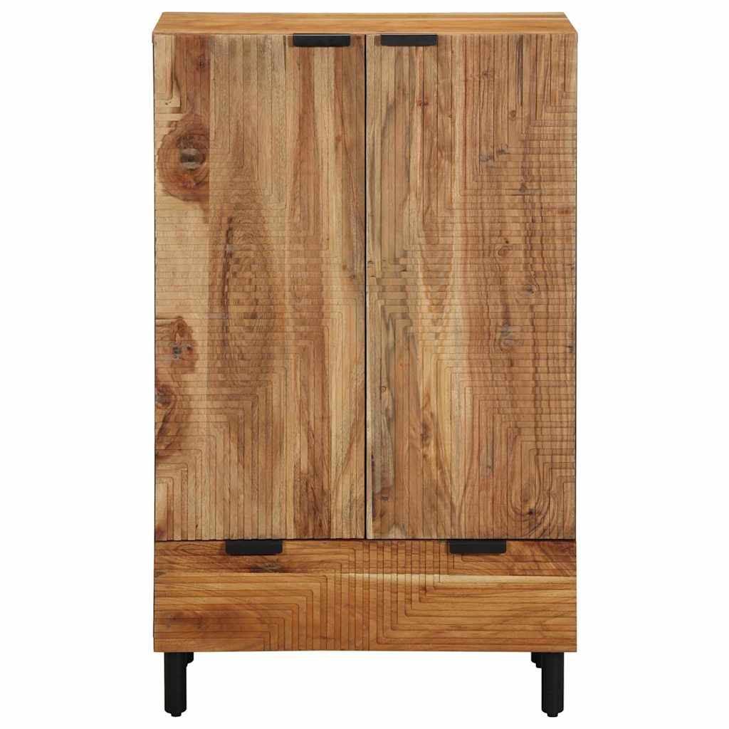 Highboard Natural 60 x 33 x 100 cm Massivholz Akazie