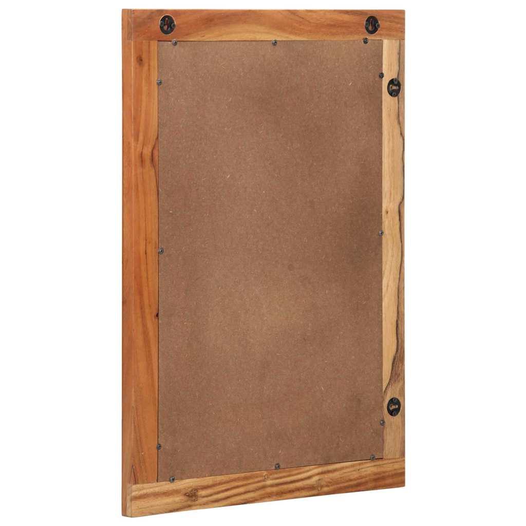 Badezimmer Spiegel Wandmontiert Braun 70 x 50 x 2.5 cm