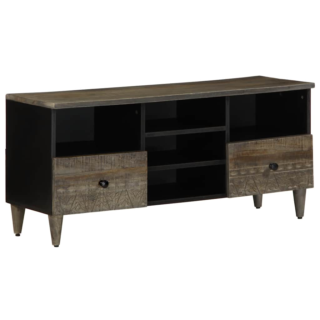 TV-Schrank 100x33x46 cm Massivholz Mango