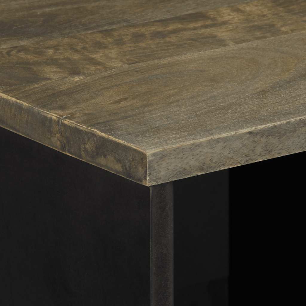 Sideboard 80x33x75 cm Massivholz Mango