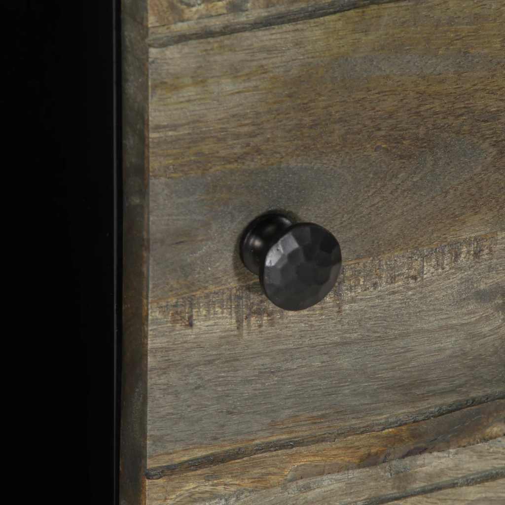 Sideboard 80x33x75 cm Massivholz Mango