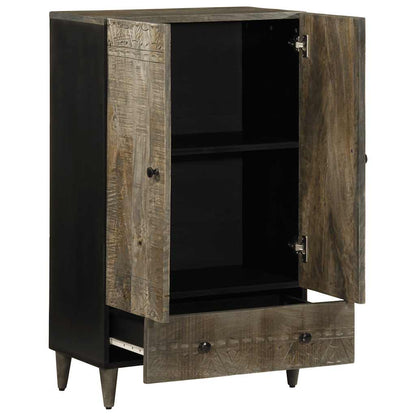 Highboard 60x33x100 cm Massivholz Mango