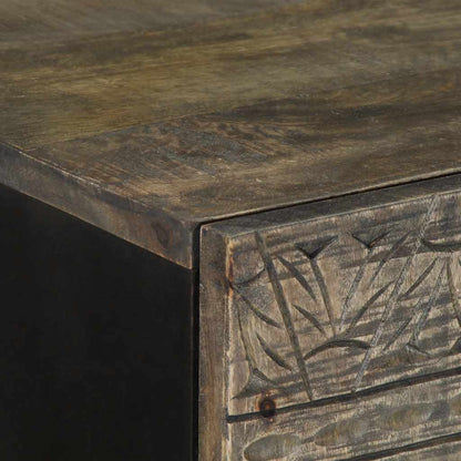 Highboard 60x33x100 cm Massivholz Mango