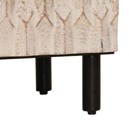 Sideboard Weiße gewaschene Oberfläche 60 x 33 x 75 cm