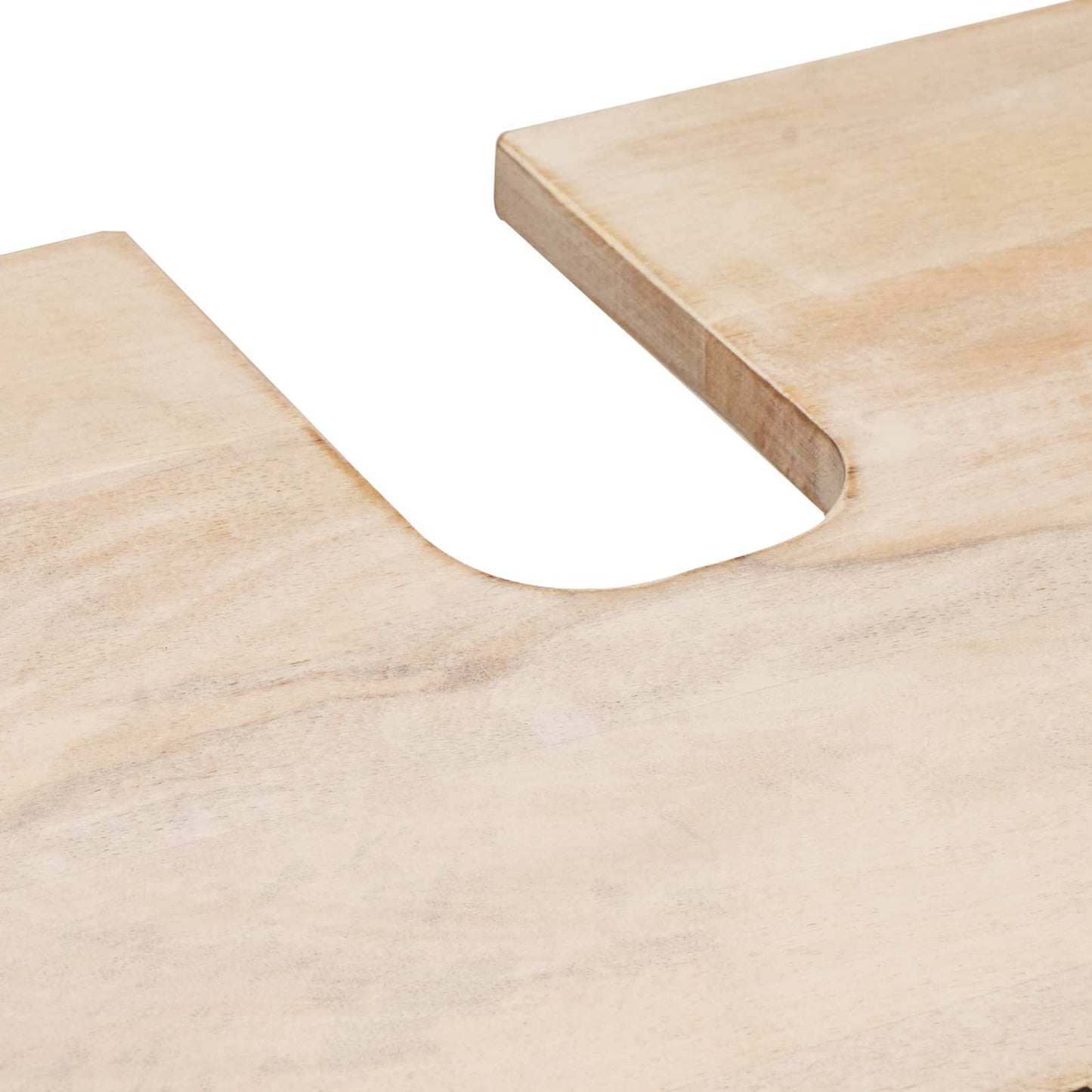 Waschbeckenschrank Weiß 62 x 33 x 58 cm Massivholz Mango