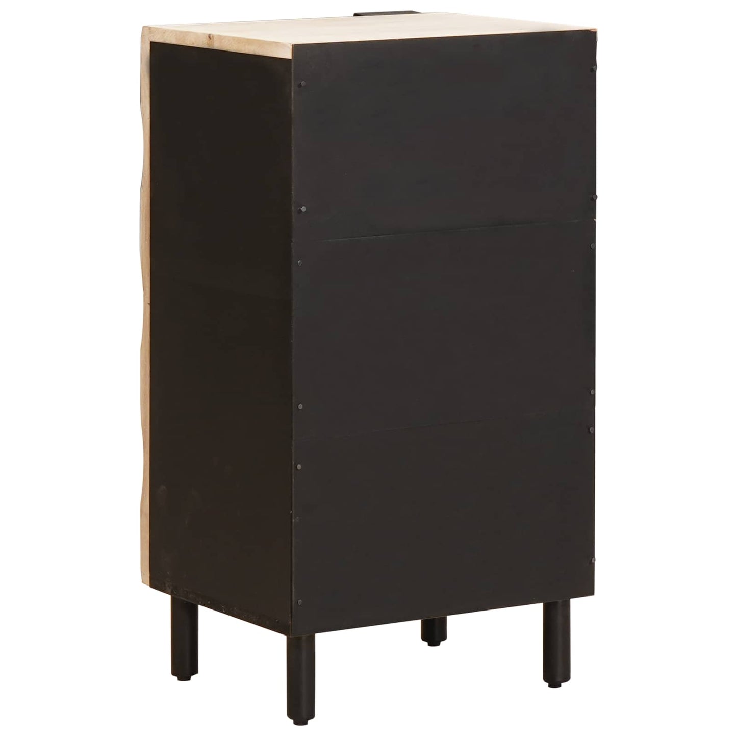 Sideboard mit Tür Weiße gewaschene Oberfläche 40 x 33 x 75 cm