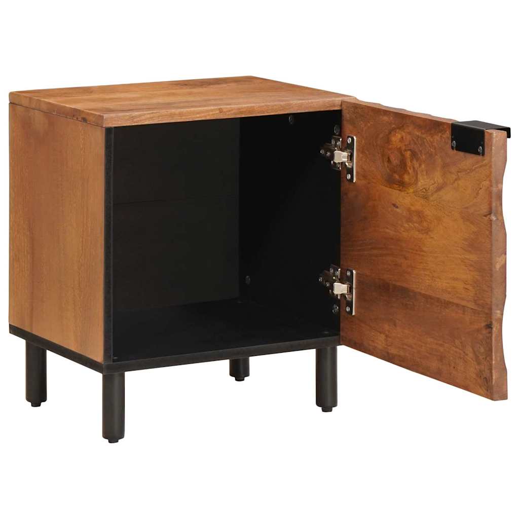 Nachttisch 2 stk. Braun 40 x 33 x 46 cm Massivholz Mango