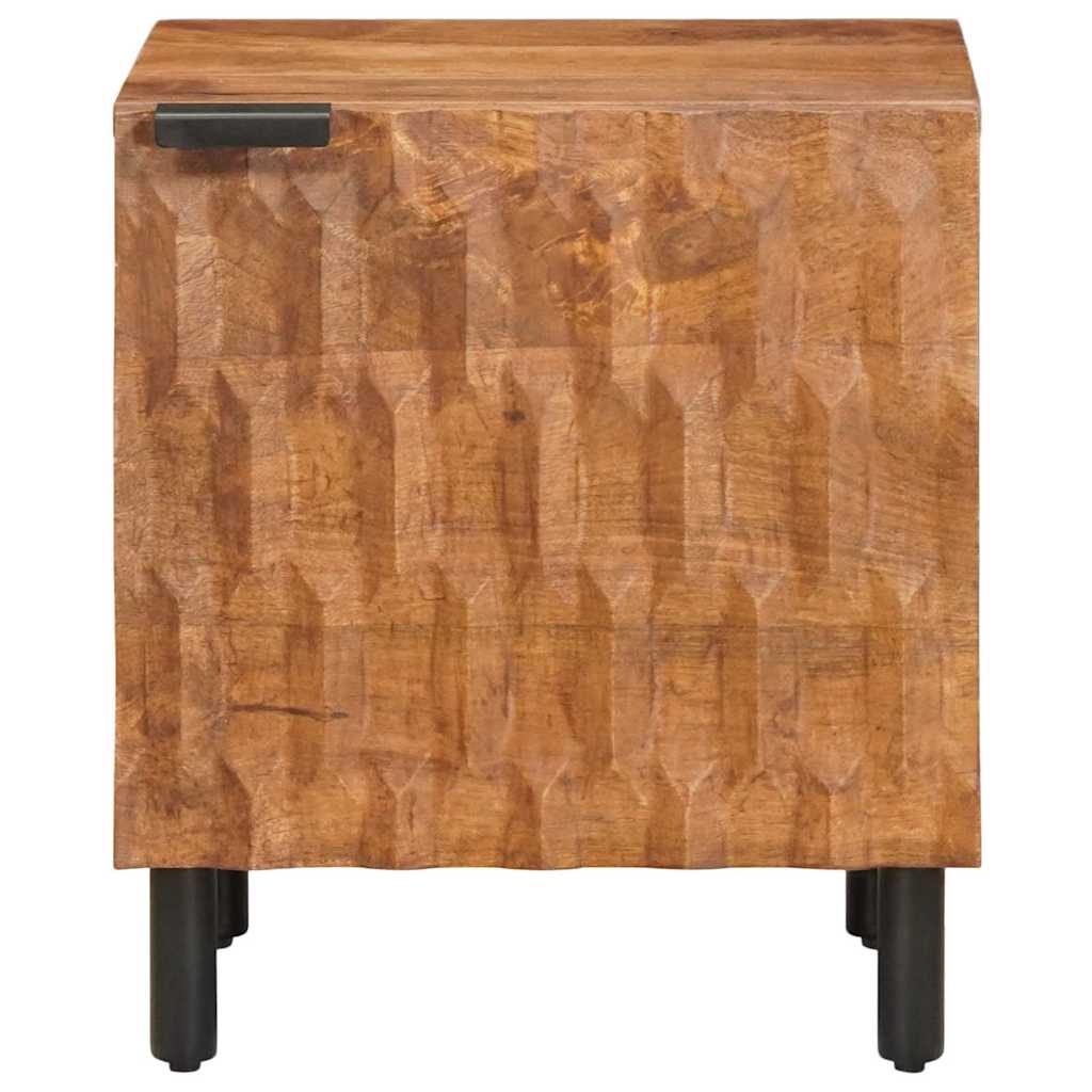 Nachttisch 2 stk. Braun 40 x 33 x 46 cm Massivholz Mango