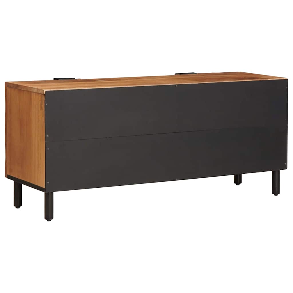 TV-Schränk mit Regal Akazienbraune Oberfläche 105 x 33 x 46 cm
